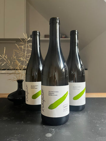 3 Flaschen Rehefeldt & Edu-Mustache Riesling-Silvaner 2023