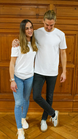 3 x EDU Shirt white unisex